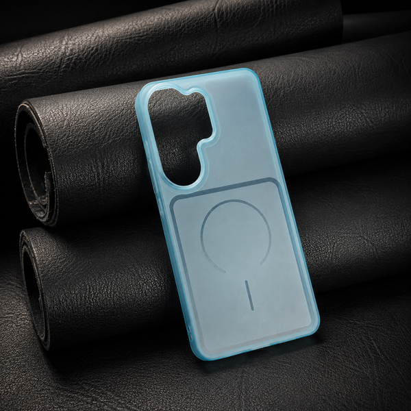 Light Blue Amber Silicone Case for Samsung S26 Ultra