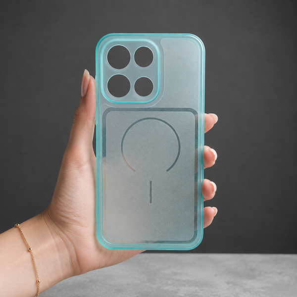 Light Blue Amber Silicone Case for Oneplus Nord 6