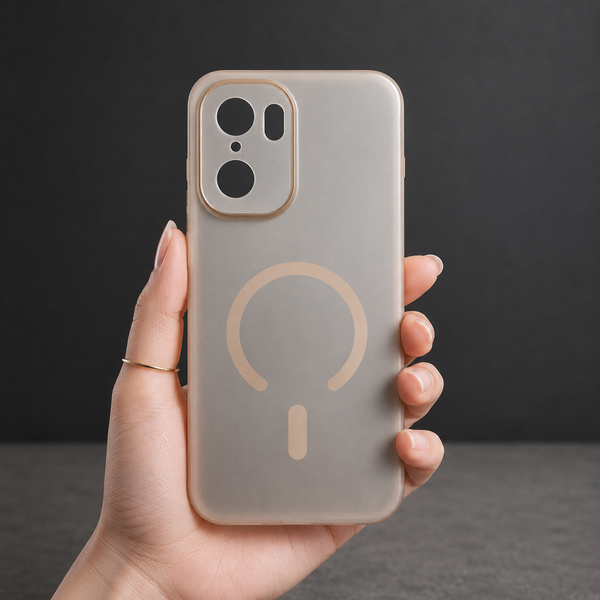 Natural Titanium Amber Silicone Case for Oneplus 15r