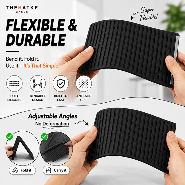 Black Magic foldable flexible silicone stand