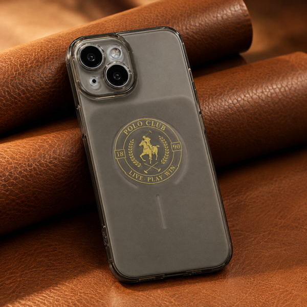 Black POLO YELLOW Silicone Case for Apple iphone 15