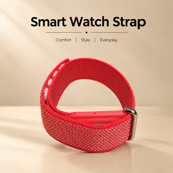 Pink Nylon Strap For Google Fitbit Air