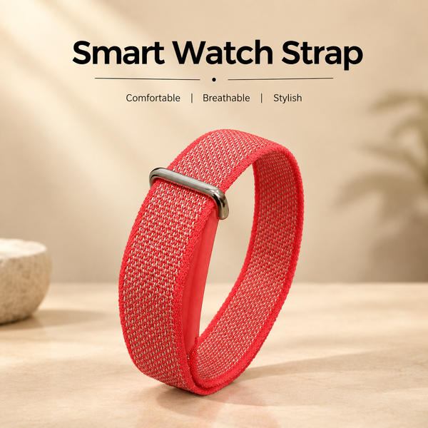 Pink Nylon Strap For Google Fitbit Air