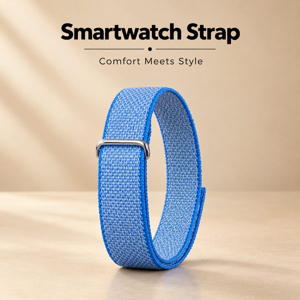 Blue Nylon Strap For Google Fitbit Air