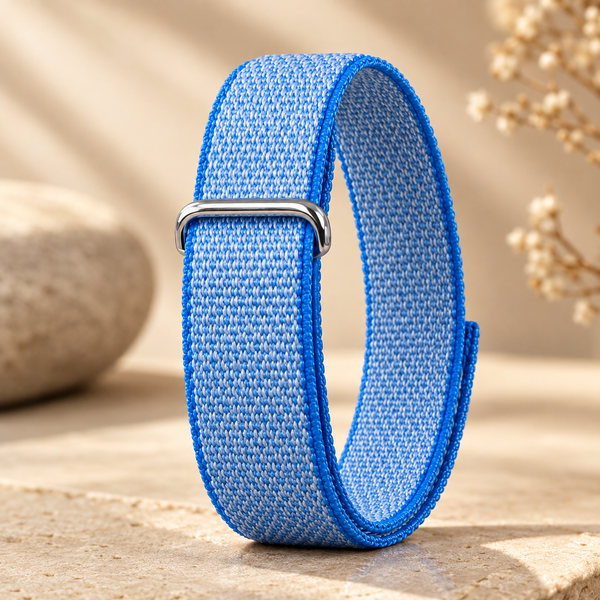 Blue Nylon Strap For Google Fitbit Air