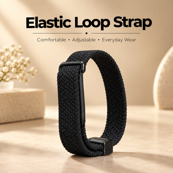 Black Nylon Strap For Google Fitbit Air