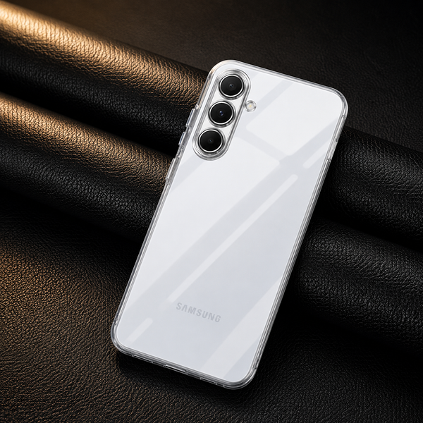 SilicaClear Transparent Silicone Case for Samsung A55