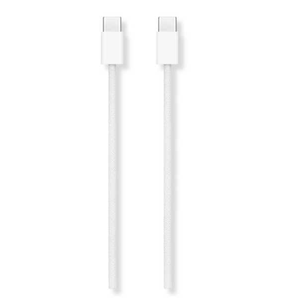 TheHatke USB (Type-C To Type-C) Fast Charging Cable For Apple Iphone, Ipad And Ipod - WHITE