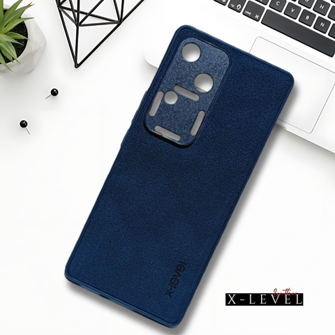 X-LEVEL Blue Leather Case for Vivo V30