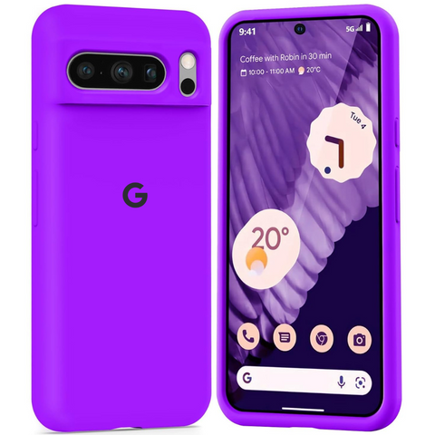 Dark Purple Camera Original Silicone case for Google Pixel 8