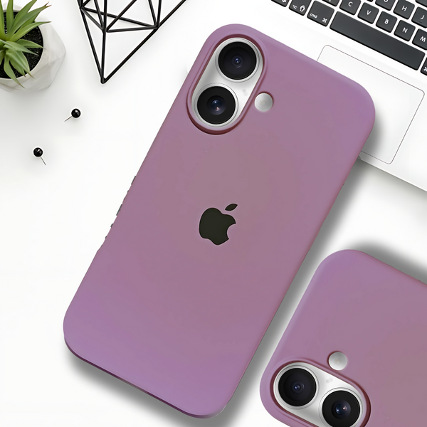 Lavender Original Silicone case for Apple iphone 16