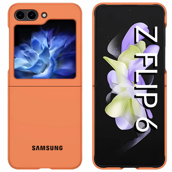 Orange Original Silicone case for Samsung Galaxy Z FLIP 6