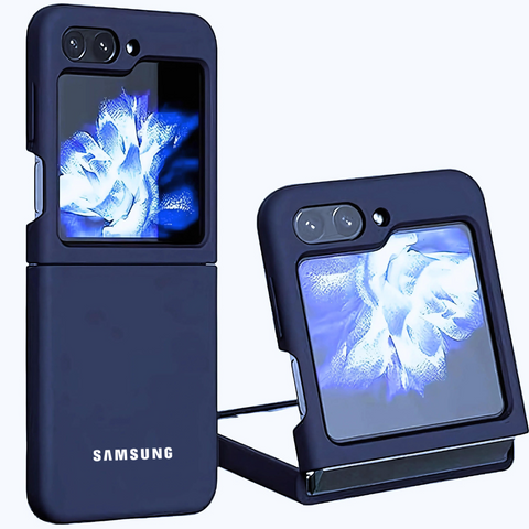 Dark Blue Original Silicone case for Samsung Galaxy Z FLIP 6