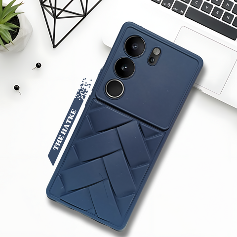 Dark Blue Mystic Silicone Case for Vivo V29