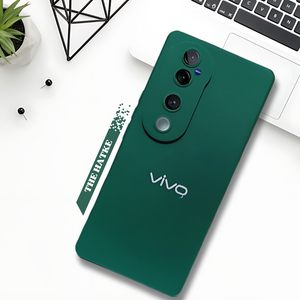 Dark Green Camera Original Silicone case for Vivo V40