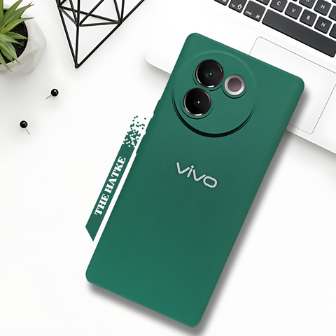 Dark Green Camera Original Silicone case for Vivo V30E