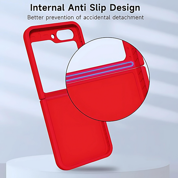 Red Original Silicone case for Samsung Galaxy Z FLIP 6