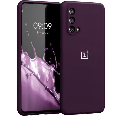 Deep Purple Camera Original Silicone case for Oneplus Nord CE