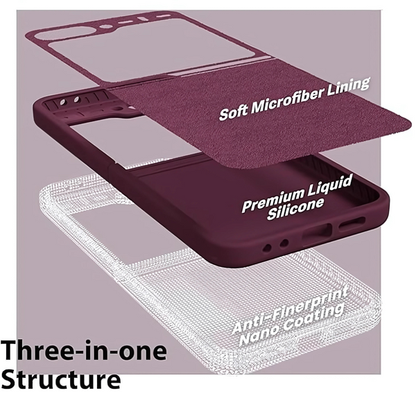 Mehroon Original Silicone case for Samsung Galaxy Z FLIP 6