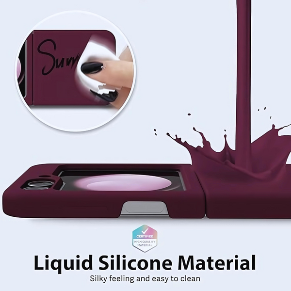 Mehroon Original Silicone case for Samsung Galaxy Z FLIP 6