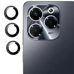 Black Metallic camera ring lens guard for Infinix Note 40X