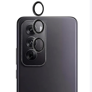 Black Metallic camera ring lens guard for Oppo Reno 12 Pro