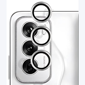 Silver Metallic camera ring lens guard for Oppo Reno 12