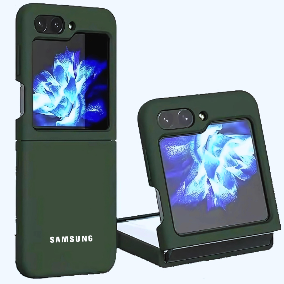 Dark Green Original Silicone case for Samsung Galaxy Z FLIP 6