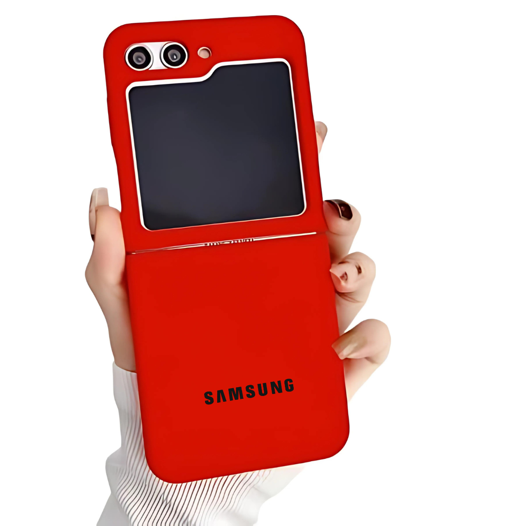 Red Original Silicone case for Samsung Galaxy Z FLIP 6