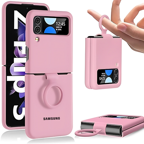 Pink Original Silicone case for Samsung Galaxy Z FLIP 3