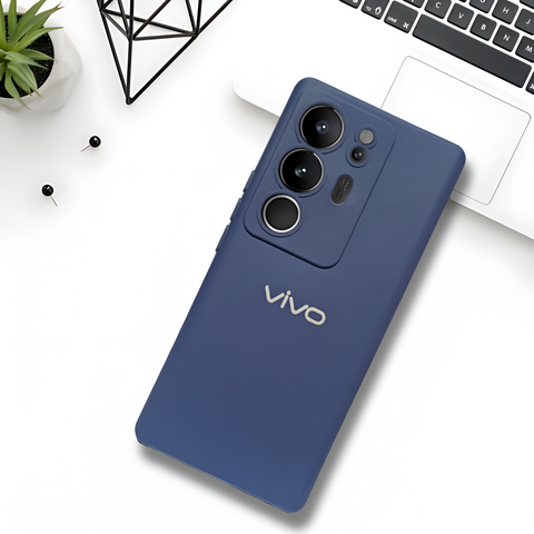 Dark Blue Candy Silicone Case for Vivo V29 5g