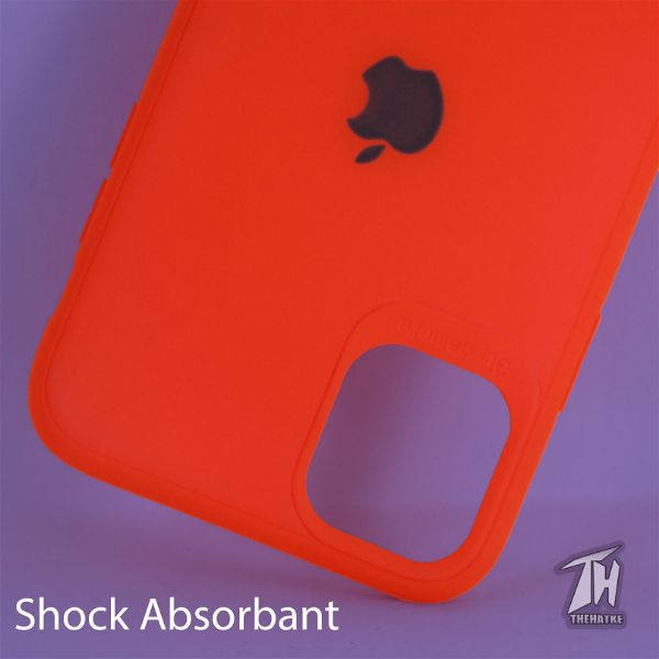 Red Bumper Silicone Case for Apple iphone 13