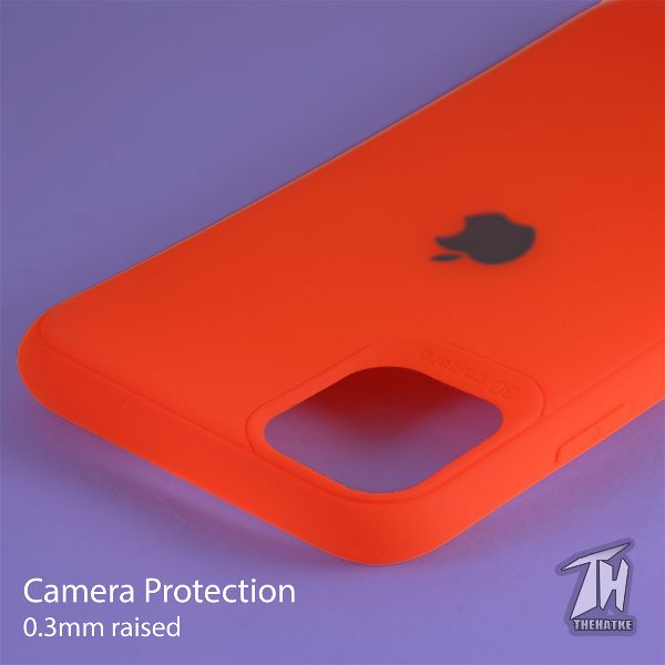 Red Bumper Silicone Case for Apple iphone 13