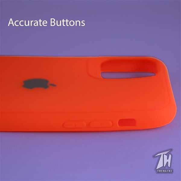 Red Bumper Silicone Case for Apple iphone 14