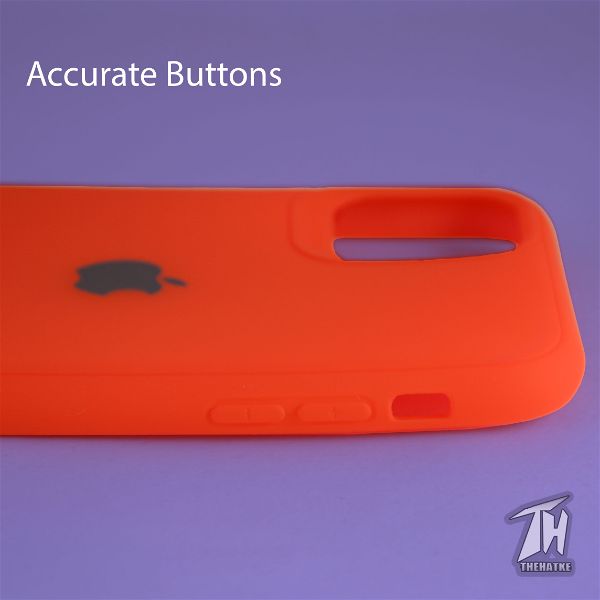 Red Bumper Silicone Case for Apple iphone 13