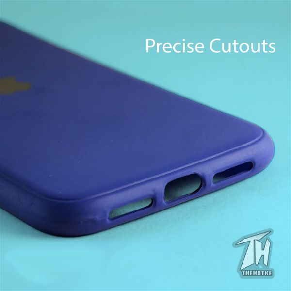 Dark Blue Bumper Silicone Case for Apple iphone 12 Pro