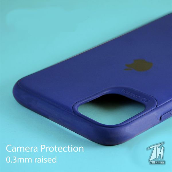 Dark Blue Bumper Silicone Case for Apple iphone 12 Pro