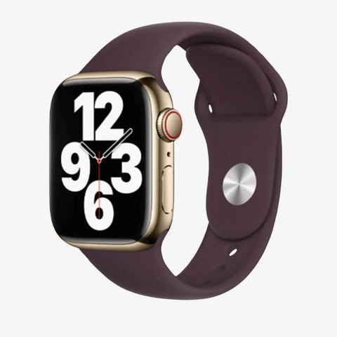 Deep Purple Magnetic Clasp Adjustable Strap For Apple Watch SERIES SE GEN 2 (42mm/44mm/45mm/46mm/49mm)