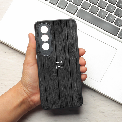 Dark Wood metal back case for OnePlus Nord CE 4