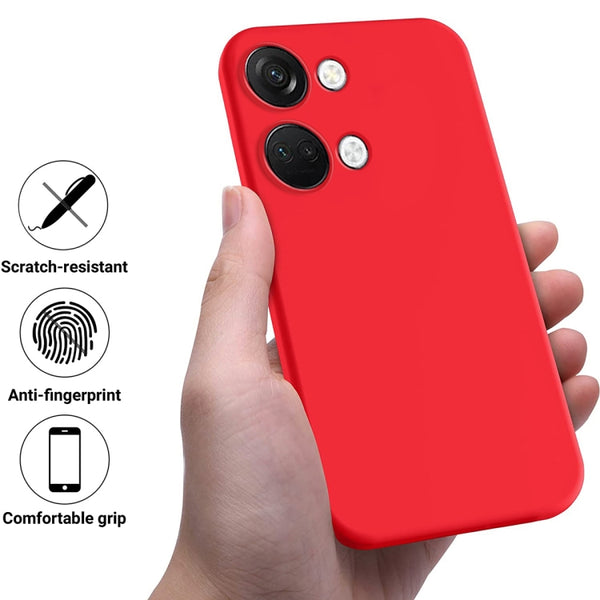 Red Original Silicone Case for Oneplus Nord 3