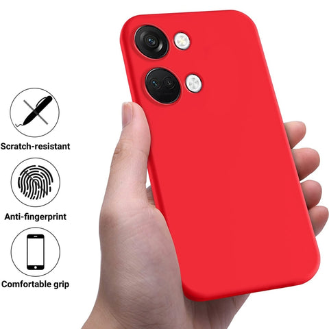 Red Original Silicone Case for Oneplus Nord 3