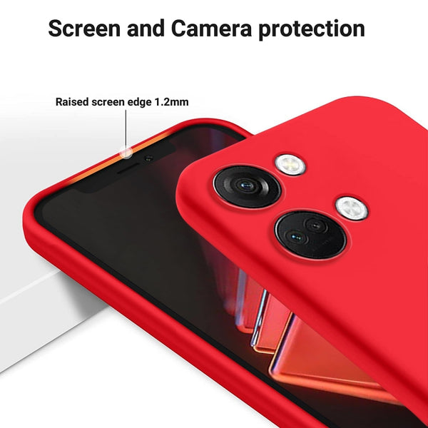Red Original Silicone Case for Oneplus Nord 3