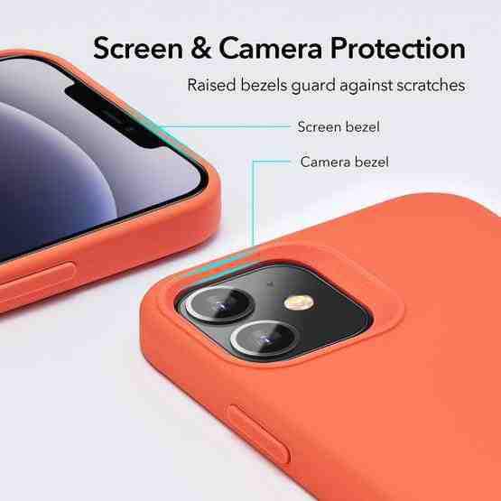 Orange Original Silicone case for Apple iphone 15 pro max