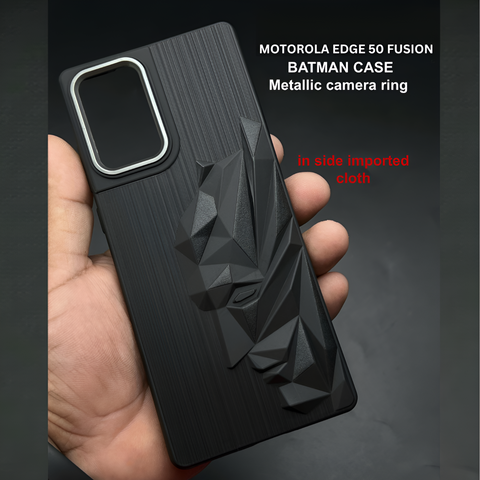 Superhero Engraved logo silicon Case for Motorola Edge 50 Fusion