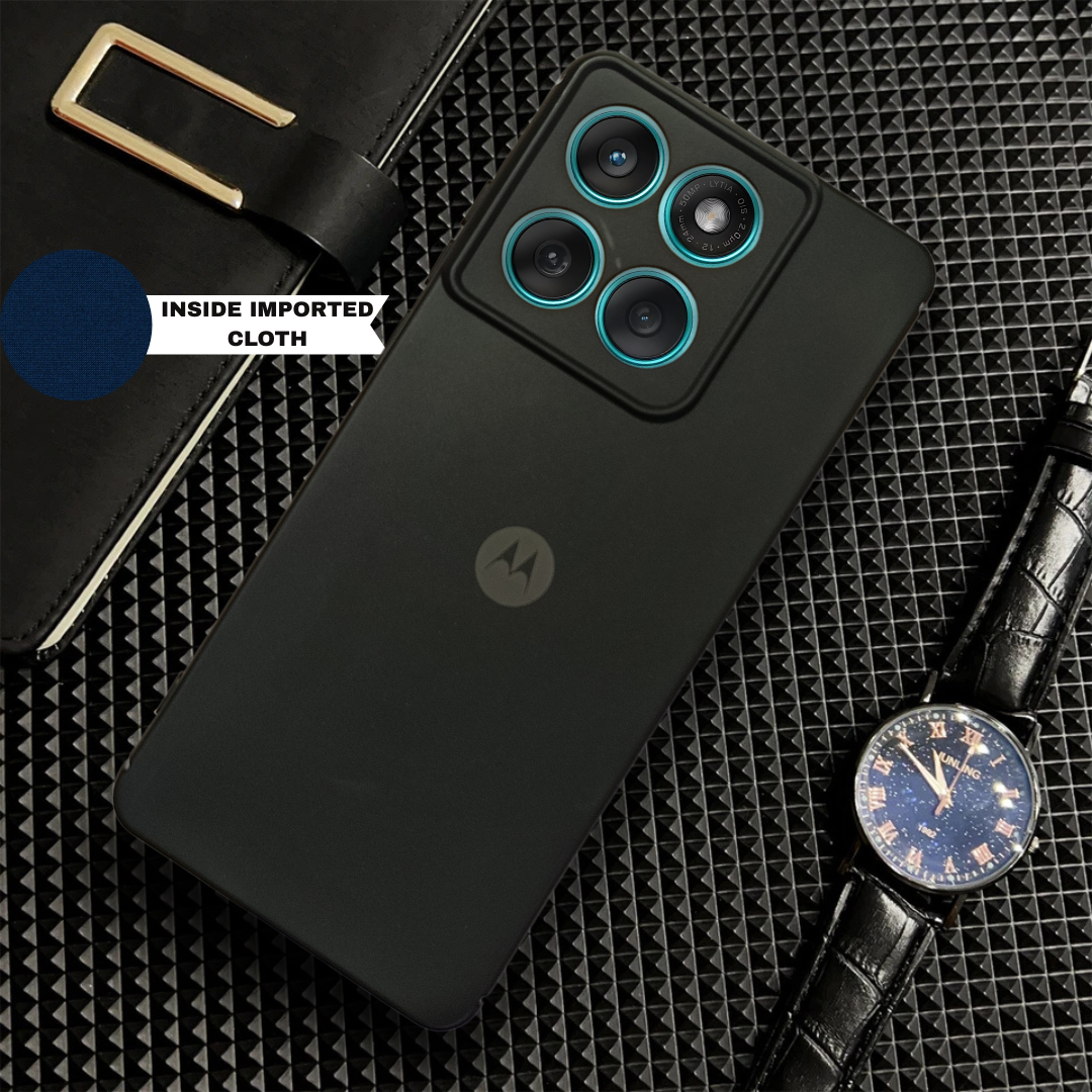 Black Camera Original Silicone case for Motorola Edge 60 Fusion