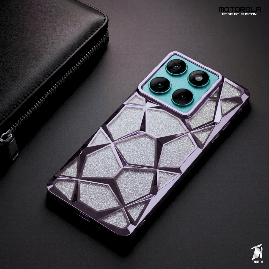 Dazzle Black Silicone case for Motorola Edge 60 Fusion