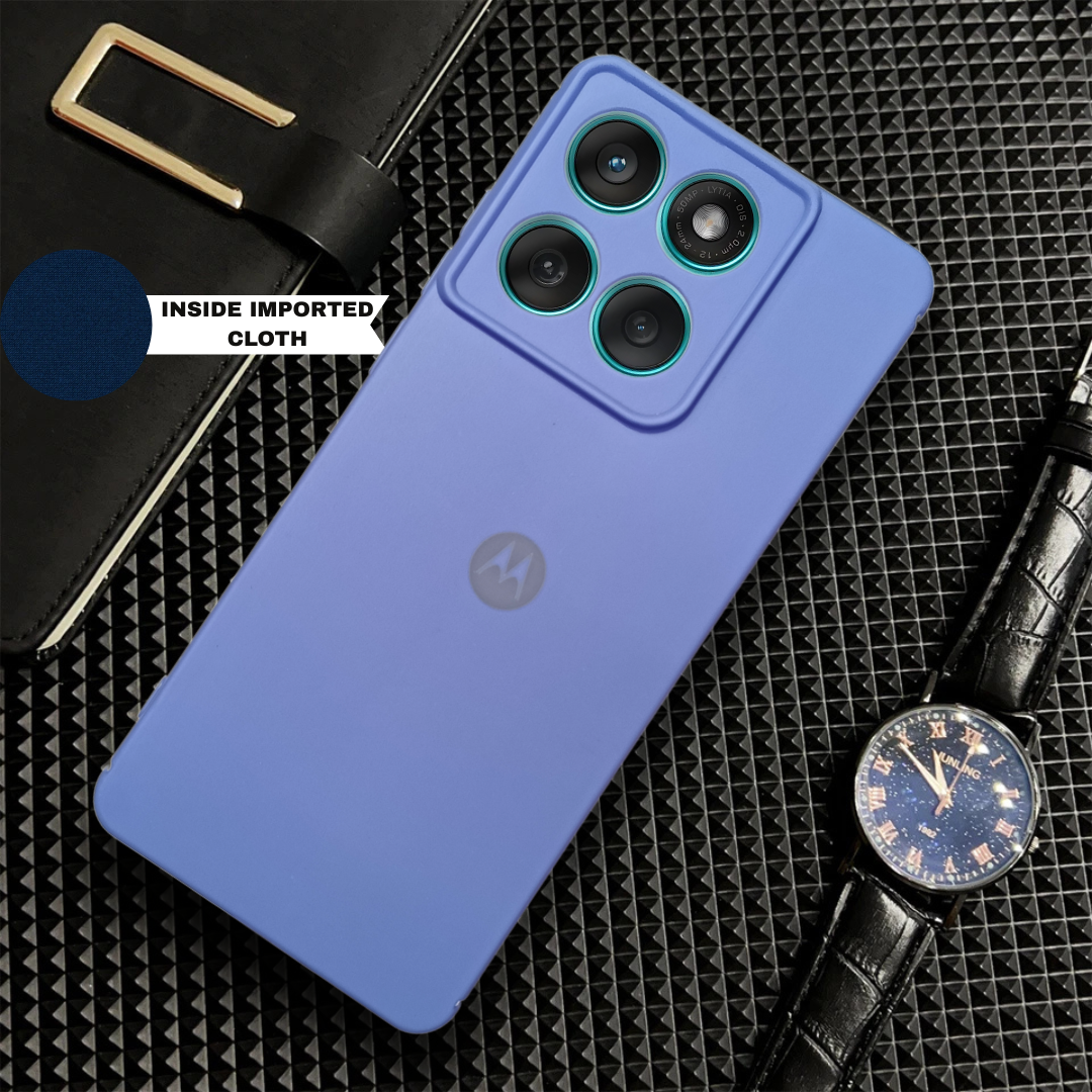 Sky Blue Camera Original Silicone case for Motorola Edge 60 Fusion