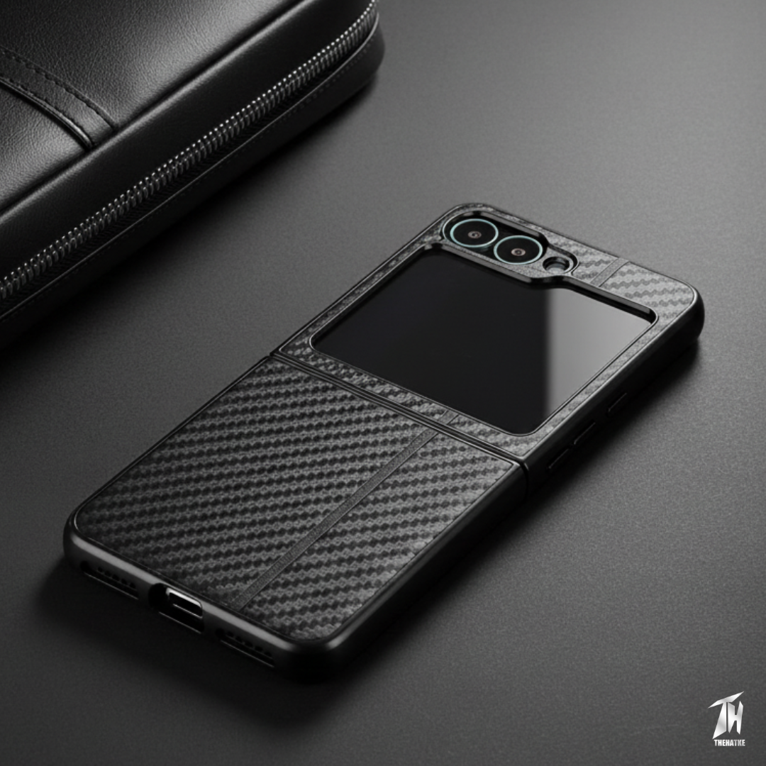 Carbon Black Silicone case for Samsung Galaxy Z FLIP 6