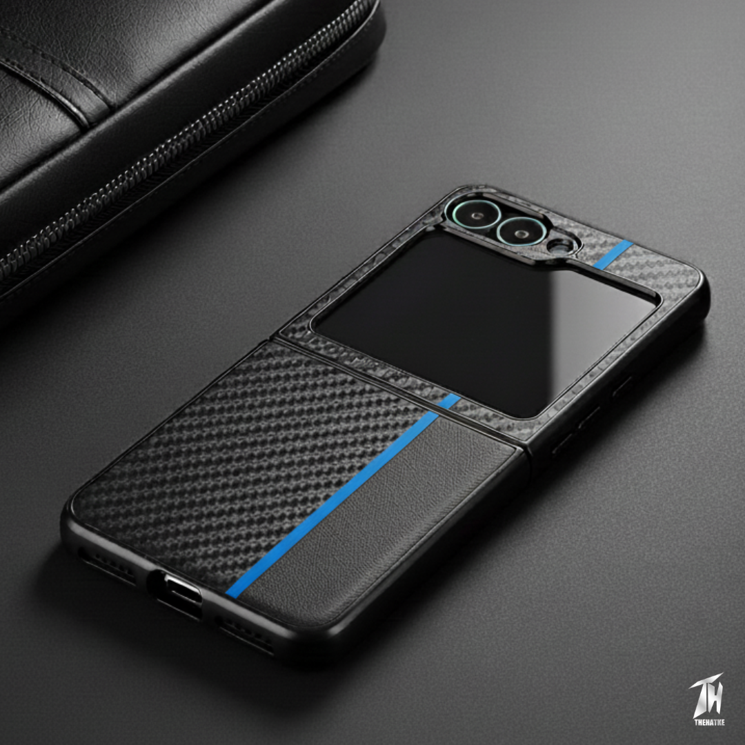 Carbon Blue Silicone case for Samsung Galaxy Z FLIP 6