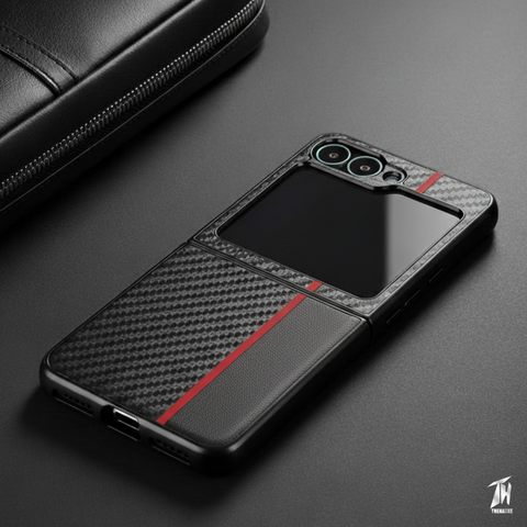 Carbon Red Silicone case for Samsung Galaxy Z FLIP 6